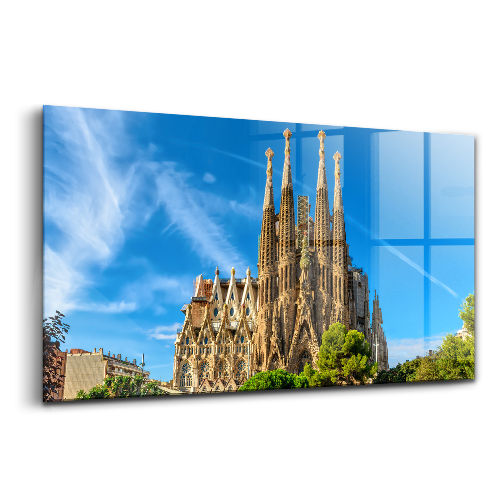 Obraz na szkle Katedra sagrada familia