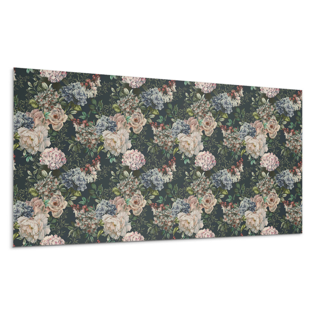 Panel pcv Kwiatowy wzór na tle