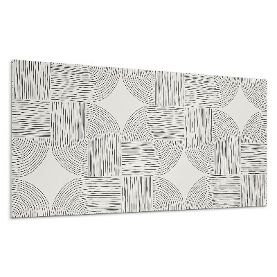 Panel ścienny Geometryczne linie w układzie
