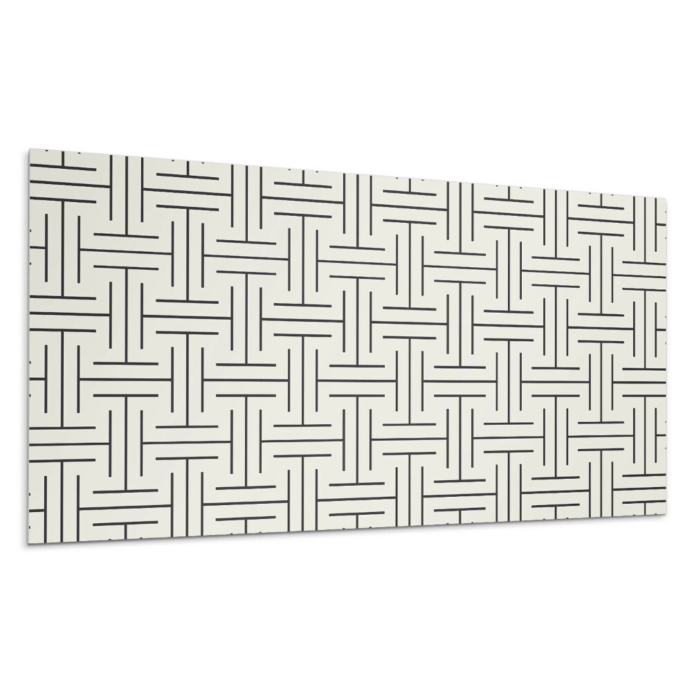 Panel ścienny Wzór geometryczny w kratkę