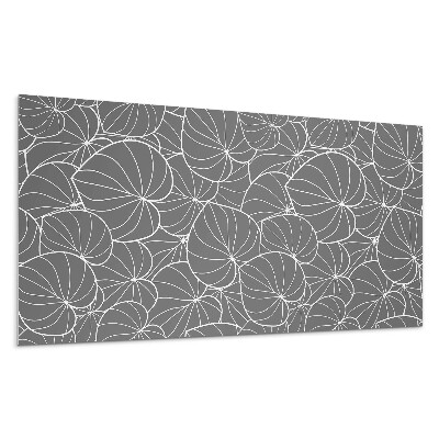 Płyta na ścianę Liście w delikatnym wzorze