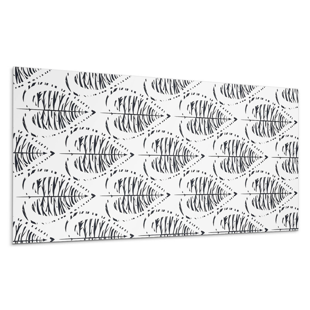 Panel na ścianę Wzór liści w rytmie