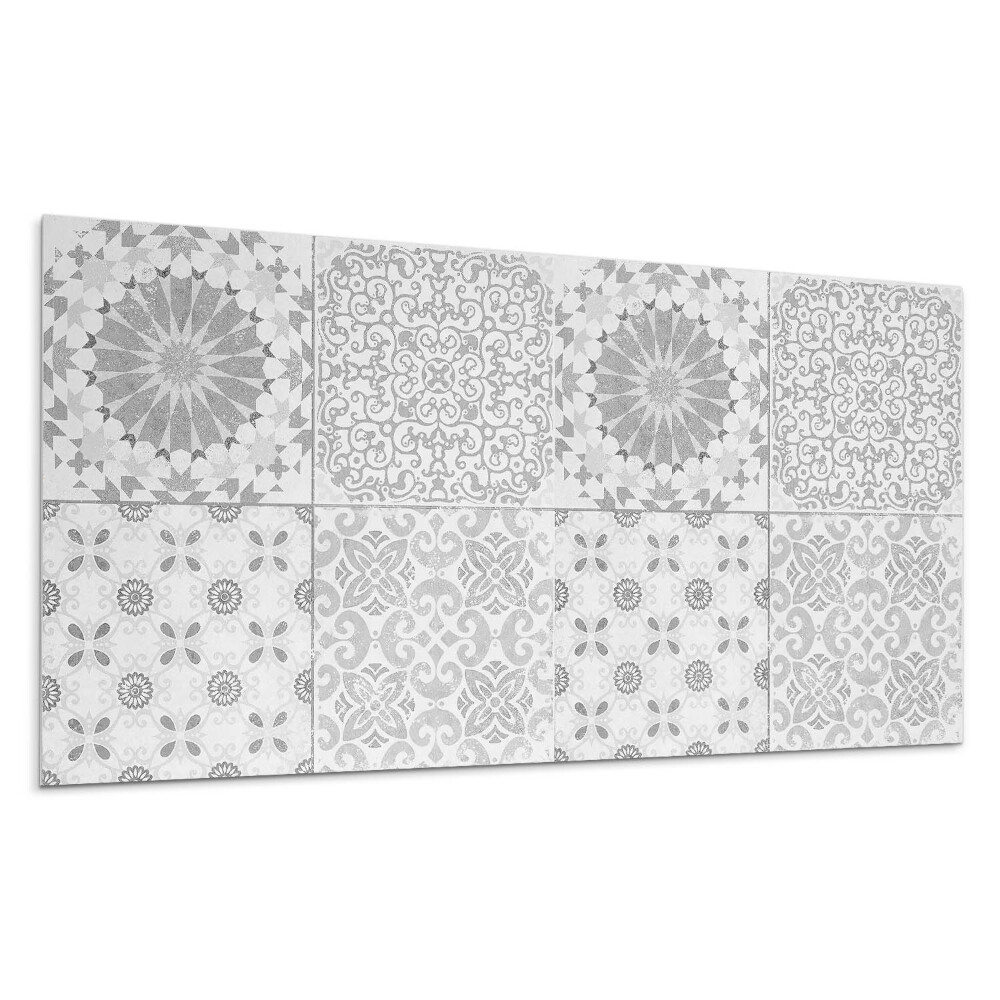 Płyta na ścianę Wzory geometryczne i kwiatowe