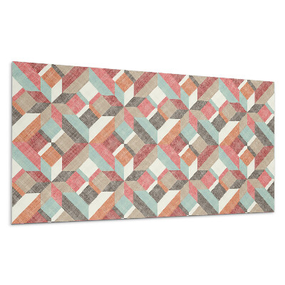 Płyta pcv na ścianę Geometria w kolorowych kształtach