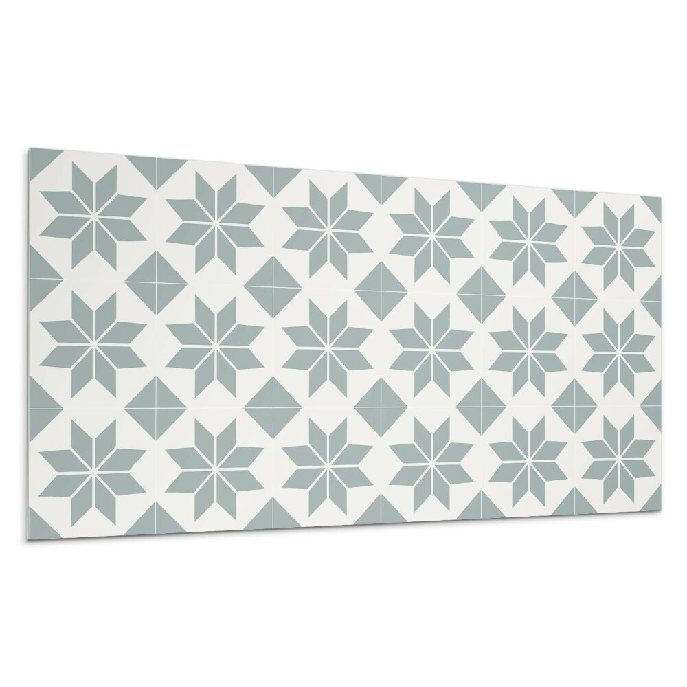 Płyta na ścianę Geometryczne wzory kwiatowe