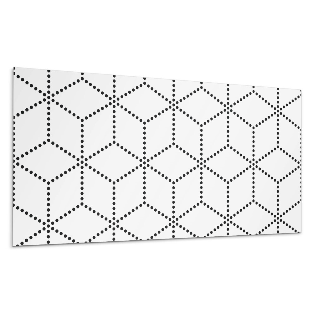 Płyta na ścianę Wzór heksagonalny z kropek