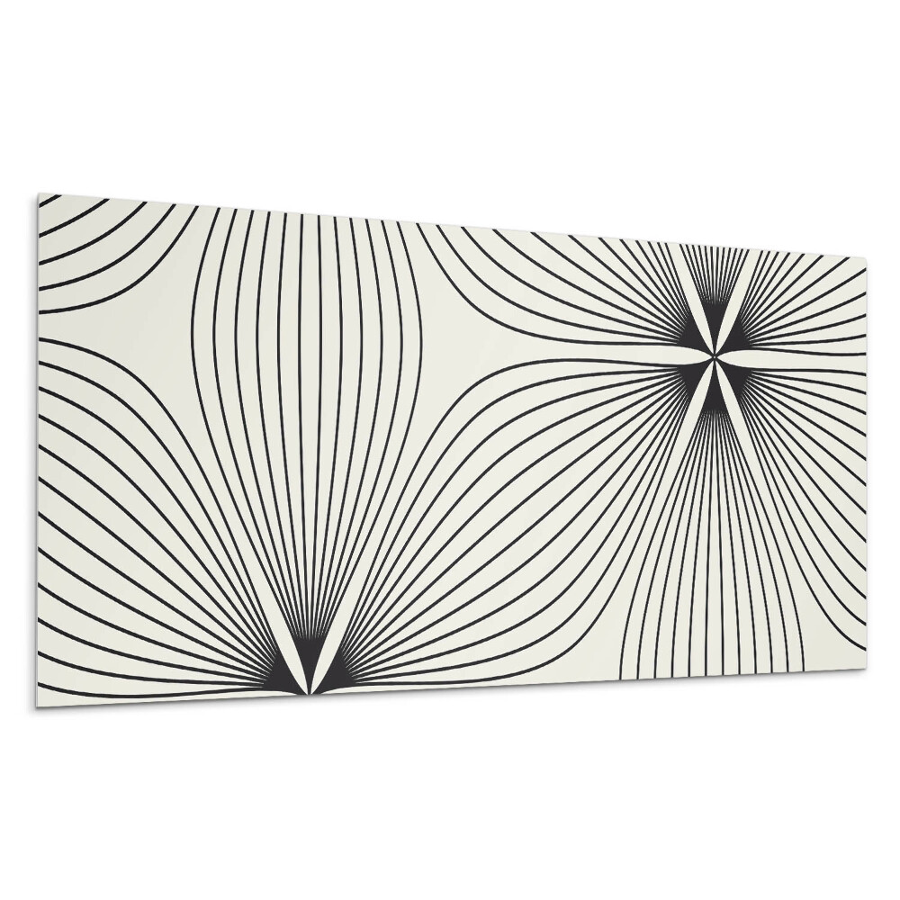 Płyta na ścianę Dynamiczne linie w wzorze