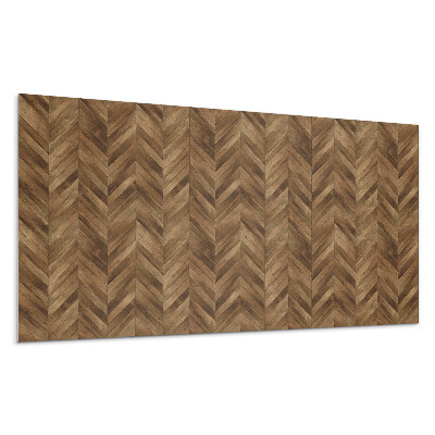 Płyta na ścianę Wzór deski w jodełkę