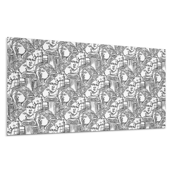Płyta na ścianę Wzór z klasycznymi rzeźbami