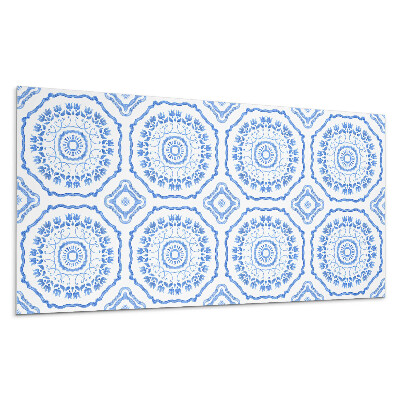 Płyta na ścianę Motyw kwiatowy w okręgu