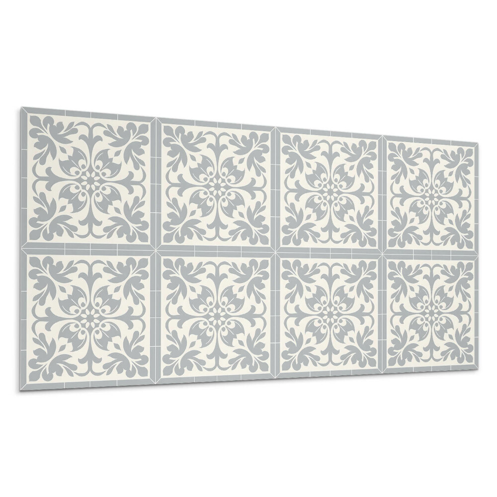 Panel pcv Wzór roślinny na płytkach