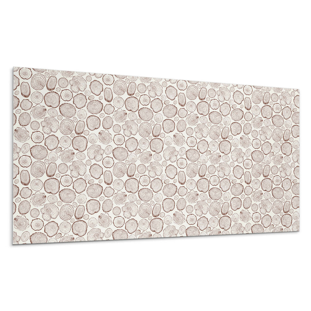 Panel ścienny Wzory pni drzew w tle