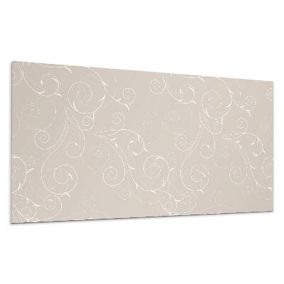 Płyta na ścianę Delikatne spirale i liście