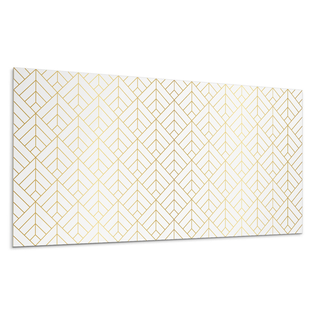 Panel ścienny Wzór liści w układzie 3D