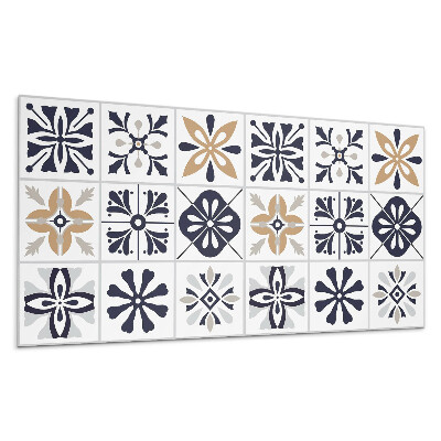 Panel na ścianę Wzory dekoracyjne w kaflach