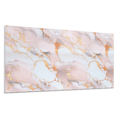 Płyta pcv na ścianę Wzór marmurowy z akcentami