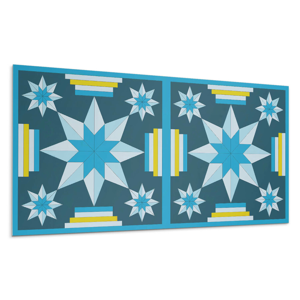 Panel pcv Geometryczne gwiazdy w układzie