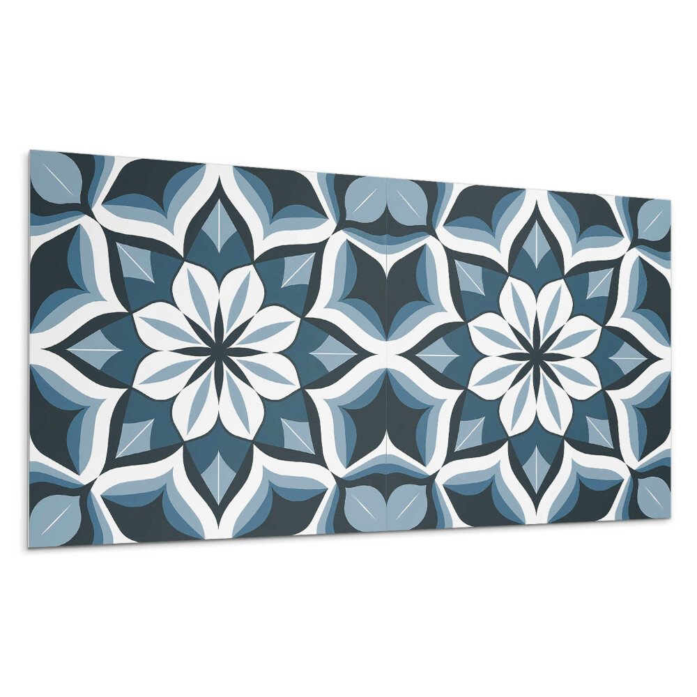 Płyta na ścianę Motyw kwiatowy w symetrii