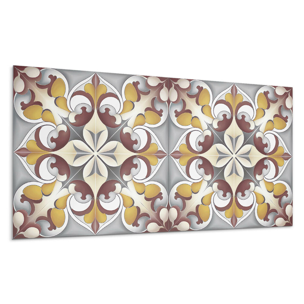 Płyta na ścianę Kwiatowy wzór mozaiki