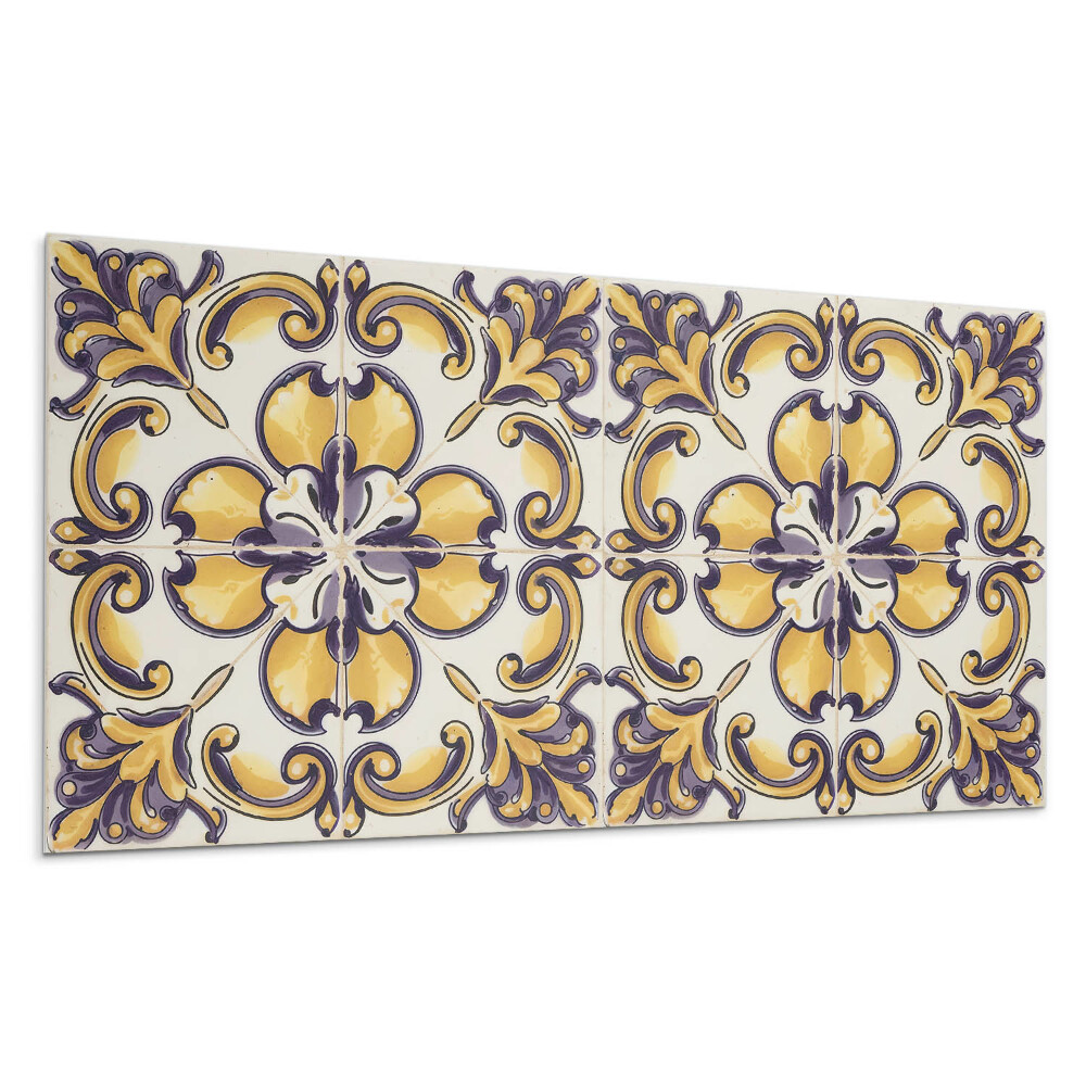 Panel na ścianę Wzór z kwiatowymi motywami