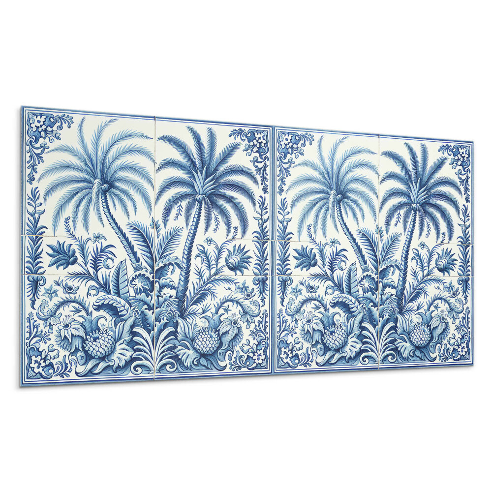 Płyta na ścianę Tropikalny wzór roślinny