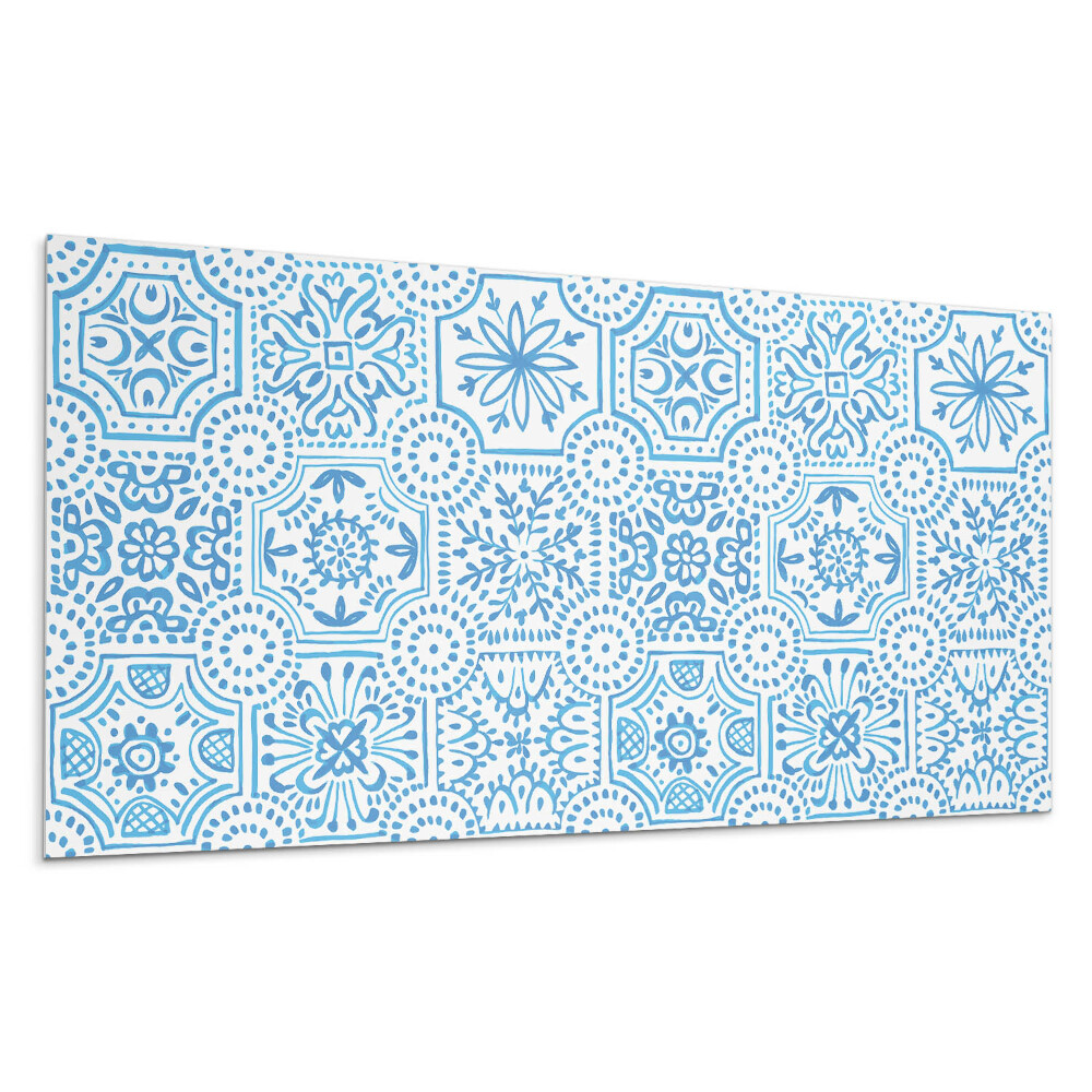 Panel na ścianę Wzory ceramiczne w kratkę