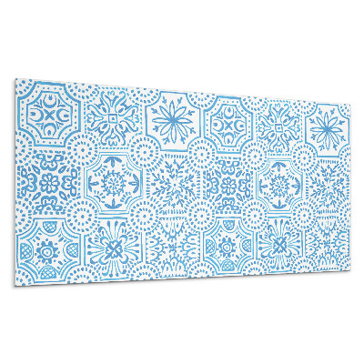 Panel na ścianę Wzory ceramiczne w kratkę
