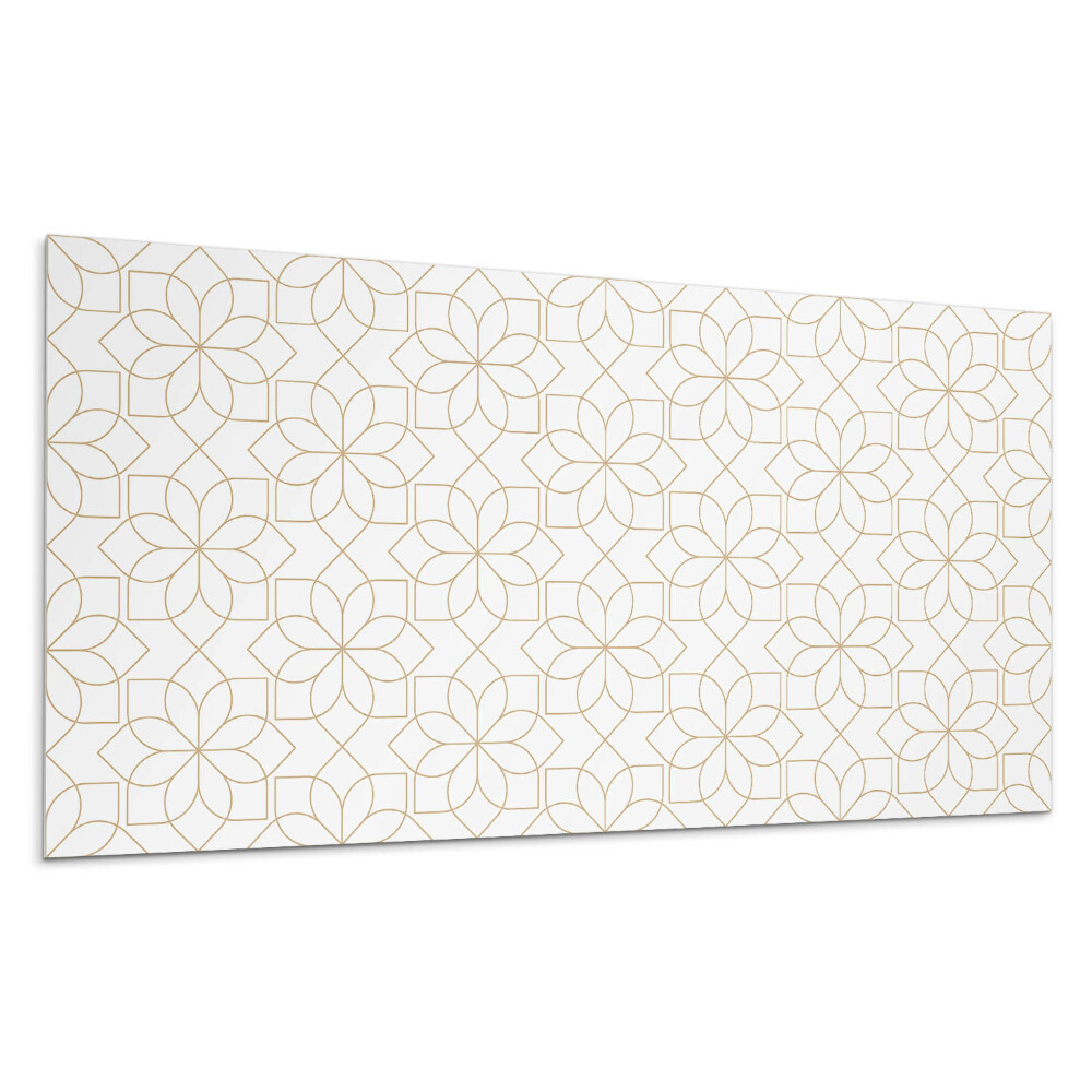 Płyta na ścianę Geometryczny wzór kwiatowy