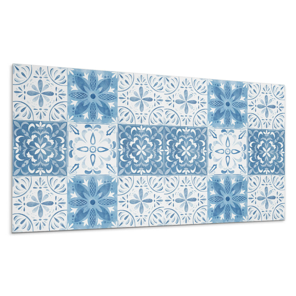 Panel ścienny Wzór kwiatowy w kafelkach