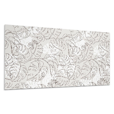 Panel pcv Wzór liści w linii