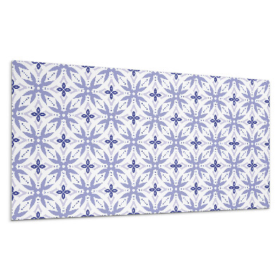 Panel pcv Wzór geometryczny z kwiatami