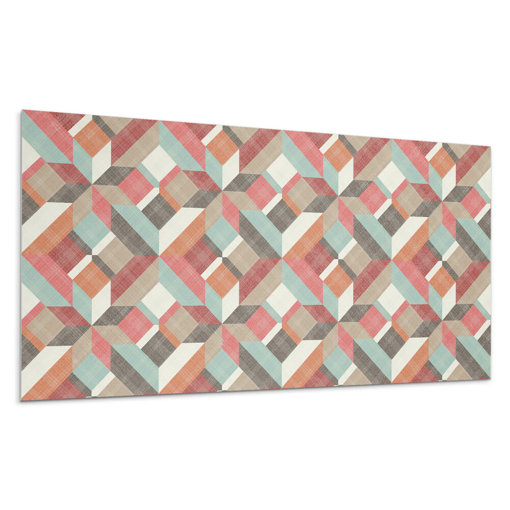 Panel ścienny Geometria w kolorowych kształtach