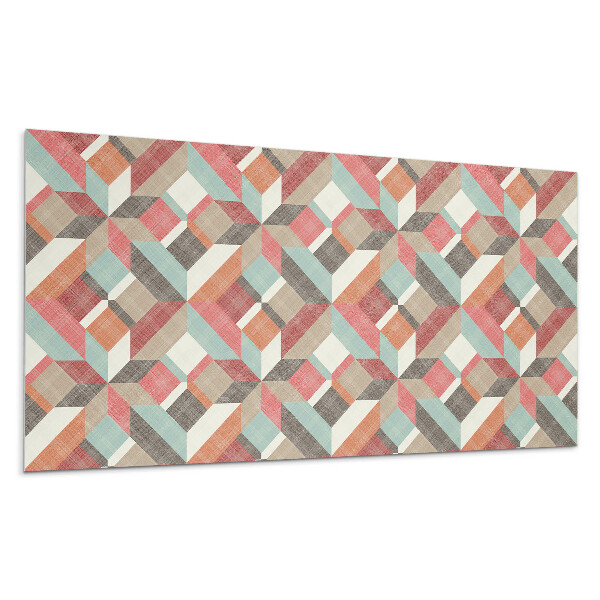 Panel ścienny Geometria w kolorowych kształtach