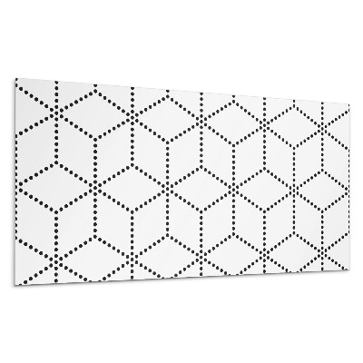 Płyta na ścianę Wzór heksagonalny z kropek