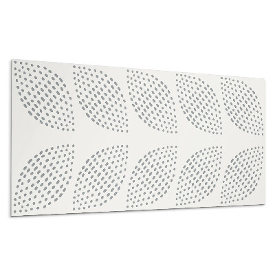 Panel na ścianę Wzór liści z kropkami
