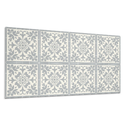 Panel na ścianę Wzór roślinny na płytkach