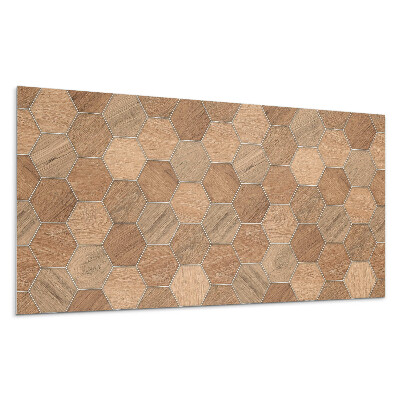 Płyta pcv na ścianę Wzór heksagonalnych płytek