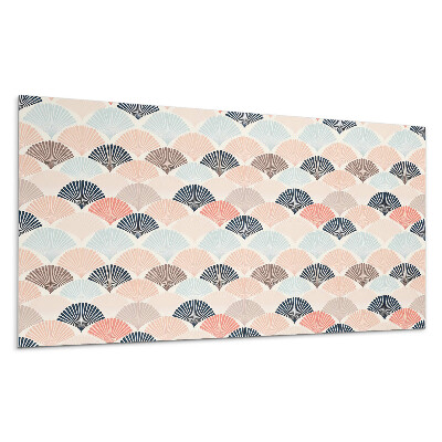 Płyta pcv na ścianę Wzór wachlarzy w falach