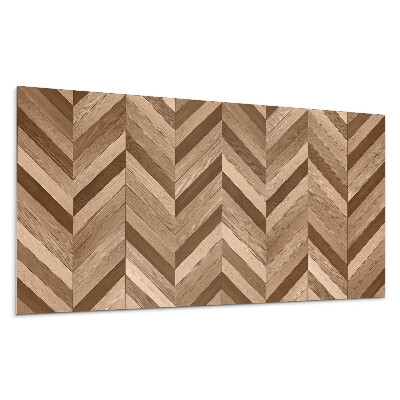 Panel ścienny Wzór w jodełkę z drewna