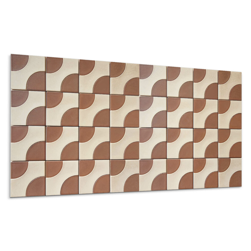 Panel ścienny Geometryczne płytki w wzory