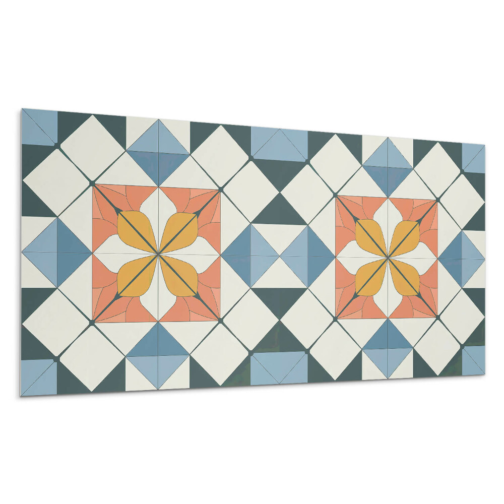 Panel ścienny Geometryczny wzór kwiatowy