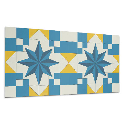 Płyta na ścianę Geometryczny wzór gwiazdy