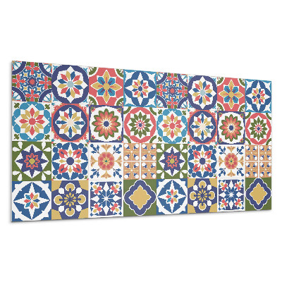 Płyta na ścianę Wzory mozaikowe w kwadratach