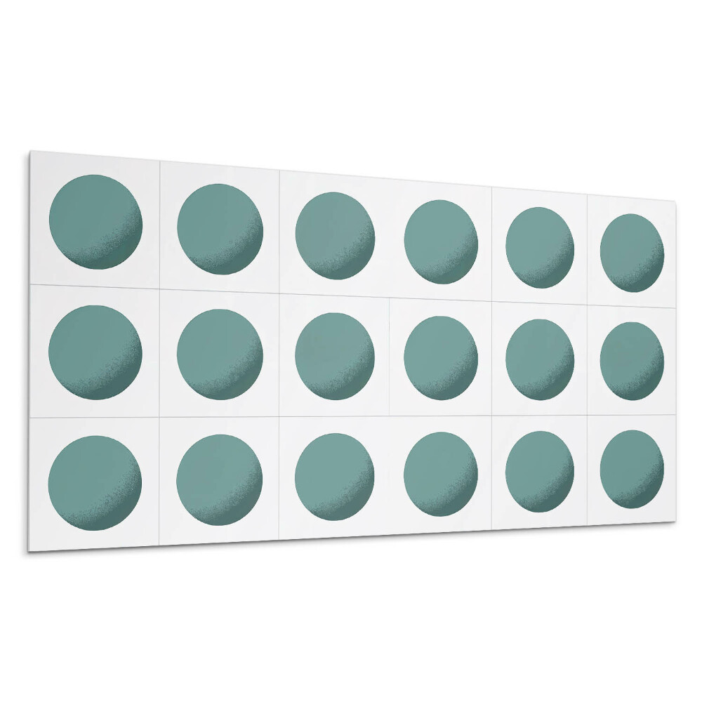 Panel pcv Geometryczne okręgi w siatce