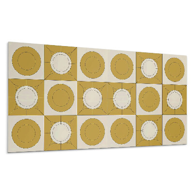 Panel na ścianę Geometryczny wzór z okręgami