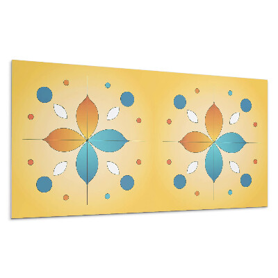 Panel na ścianę Geometryczny wzór kwiatowy