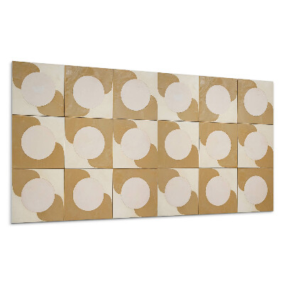 Panel na ścianę Geometryczne koła i łuki