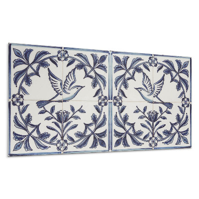 Płyta na ścianę Motyw ptaka wśród roślin