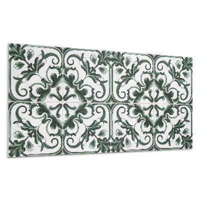 Panel na ścianę Wzór roślinny w kwadratach