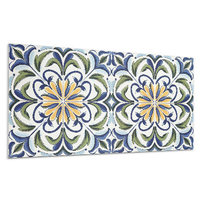 Płyta na ścianę Wzór roślinny z kwiatami